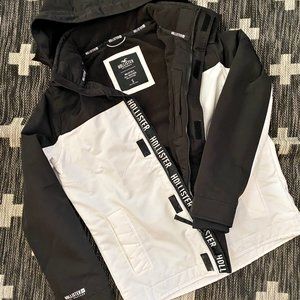 ❄️ Hollister Fleece-Lined Hooded Coat - Small